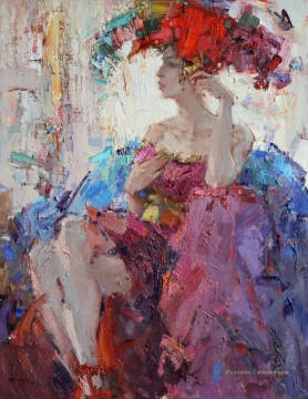 Une jolie femme 48 Impressionist Peinture à l'huile
